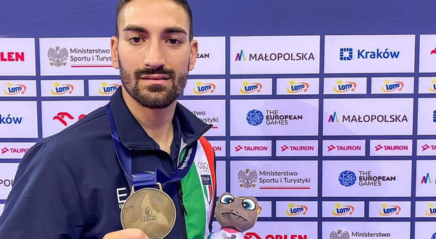 Angelo Crescenzo è bronzo agli European Games di karate