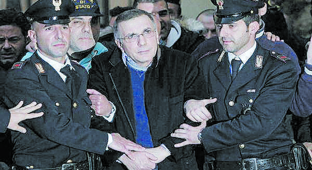 Michele Zagaria il giorno dell'arresto
