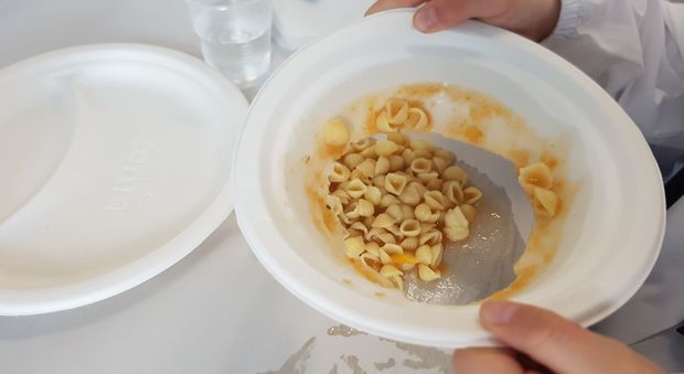 Roma, piatti made in China alla mensa dei bimbi: «La plastica si scioglie», ira dei genitori