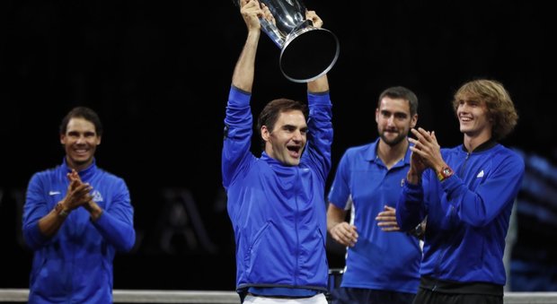Laver Cup, Federer batte Kyrgios: trionfa l'Europa