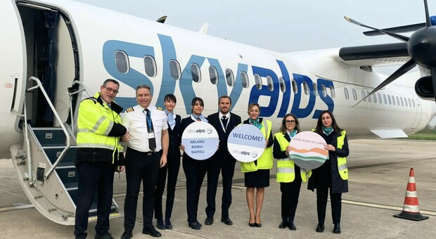 SkyAlps annuncia (in tedesco) i voli di continuità dal Sanzio. La compagnia italiana prende il posto di Aeroitalia