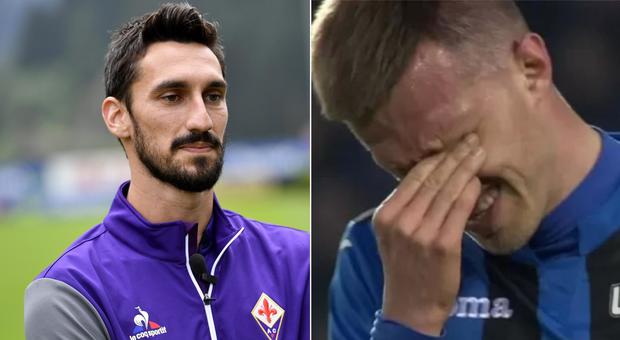 Davide Astori, le lacrime di Ilicic durante Atalanta-Fiorentina hanno un significato molto particolare