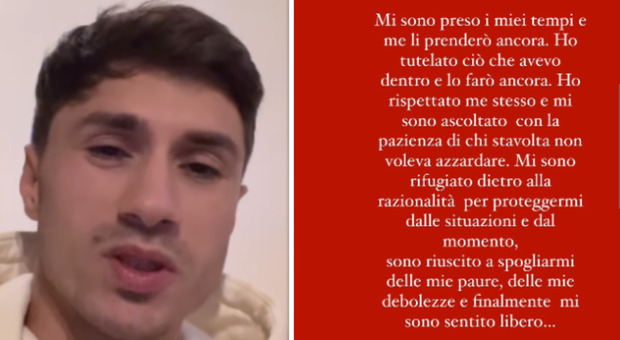 Mirko Brunetti dopo l'incontro con Perla torna sui social: «Sono riuscito a spogliarmi delle mie paure e »