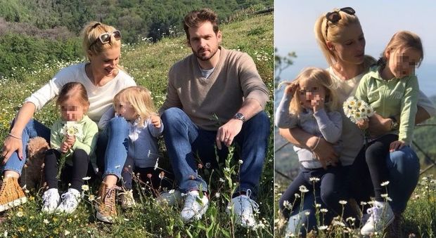 Michelle Hunziker, weekend di relax in famiglia con Tomaso e le bimbe (Instagram)