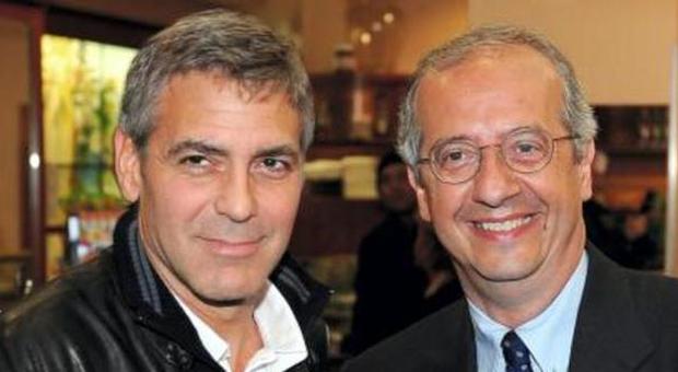 George Clooney e Walter Veltroni