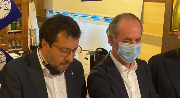Salvini e Zaia a Verona