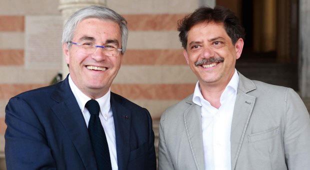 Pietro Fontanini (a sinistra) e Vincenzo Martines