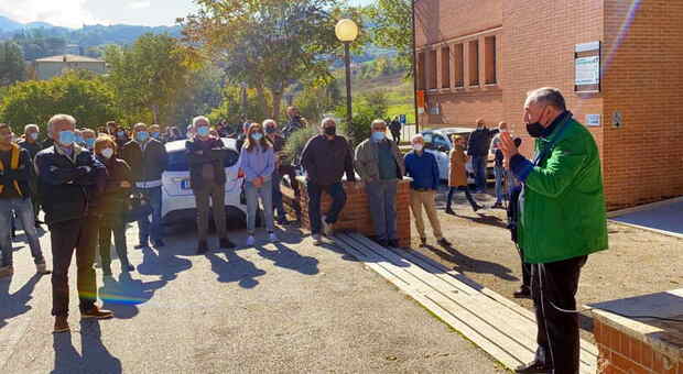 Manifestazione in difesa dell'ospedale di Spoleto