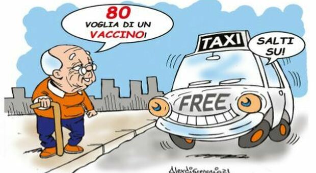 Roma, taxi gratis per over 80 che vanno a fare il vaccino: l'iniziativa "Ti accompagno io"