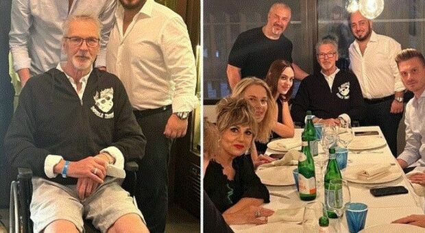 Stefano Tacconi, prima uscita pubblica dopo l'aneurisma: la foto a cena con la famiglia