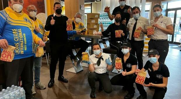 A Rieti McDonald’s e Fondazione Ronald McDonald donano 150 pasti caldi a settimana