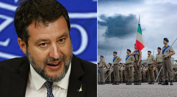 Leva militare obbligatoria, Salvini: «Pronto il progetto». A che punto è la proposta della Lega e cosa dice la legge