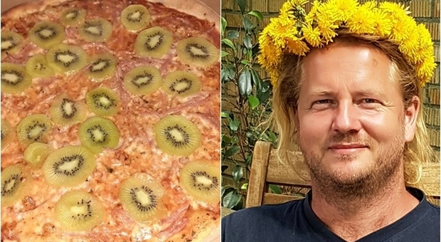 Ecco la pizza al kiwi, l'inventore: «Dall'Italia mi arrivano minacce di morte»