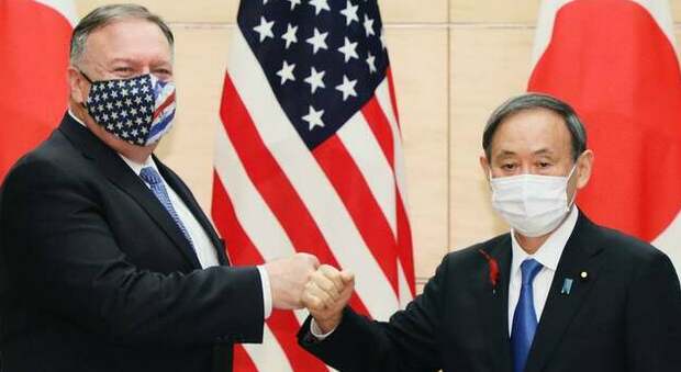 Usa-Giappone, Pompeo dal premier Suga: così Pechino rafforza il Quad