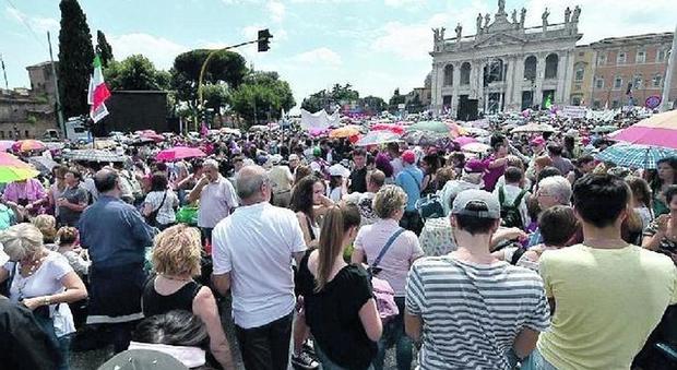 La Lega in piazza con il Family Day e il Vaticano apre all'incontro col Papa