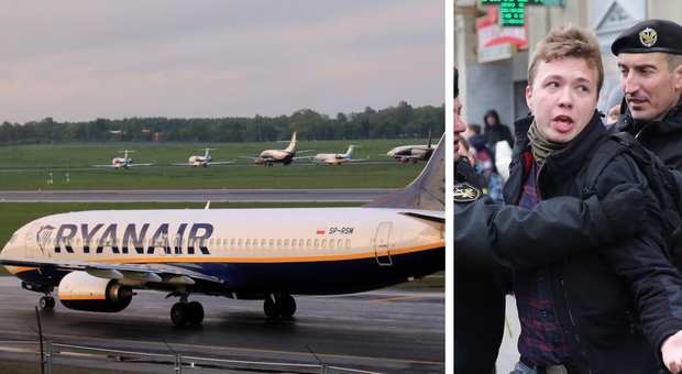 Aereo Ryanair dirottato da Bielorussa Ue congela 3 miliardi e no-fly zone