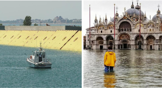 Meteo, a Venezia torna l'acqua alta fino a 135 cm: il Mose pronto al debutto