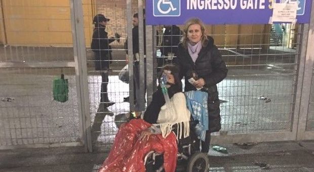 «Io, tifosa disabile del Napoli, vi racconto l’odissea al San Paolo»
