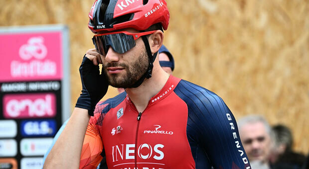 Ganna positivo al Covid: è costretto a ritirarsi dal Giro d'Italia. «Sintomi lievi»