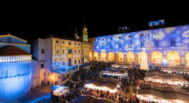 Il grande Villaggio Tirolese di Arezzo la magia del Natale nel