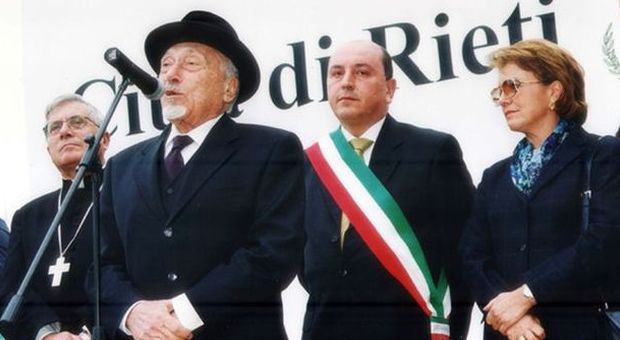 Rieti, la città ricorda Elio Toaff: aprì i campi per la sepoltura di ebrei e musulmani Iniziativa dell'allora sindaco Cicchetti/Le foto