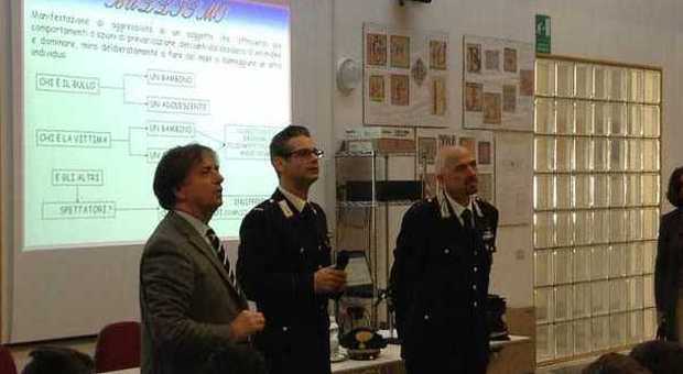 Bullismo, cyberbullismo e sicurezza I carabinieri insegnano nelle scuole
