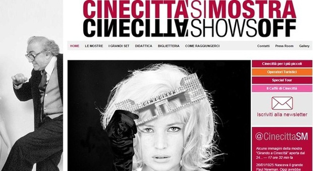 Girando a Cinecittà, la storia del cinema italiano in mostra
