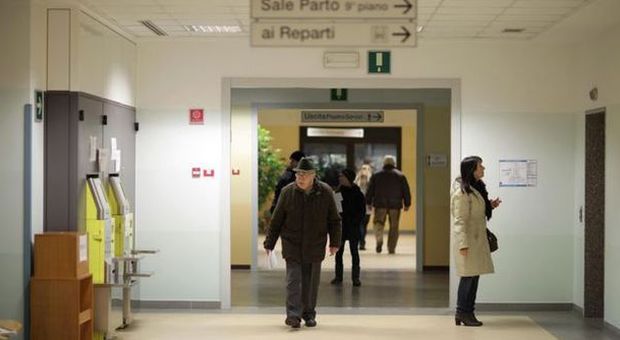 L'interno dell'ospedale di Castelfranco Veneto