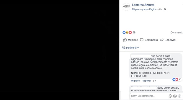 Lanterna Azzurra, la discoteca a lutto su Facebook. Pioggia di insulti: «La vergogna non ha limiti»