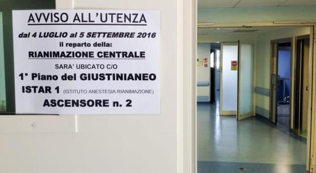 Rumore assordante di trapani in ospedale a Padova