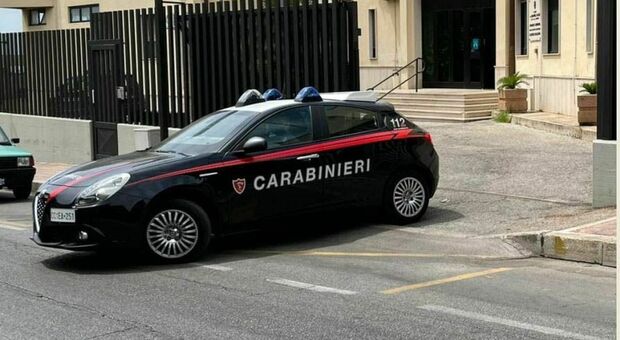 La caserma dei carabinieri di Massafra
