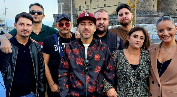 I portavoce del Comitato in piazza Municipio