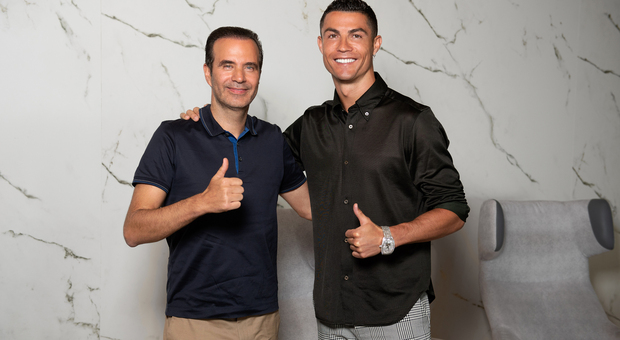 Cristiano Ronaldo e Paulo Ramos
