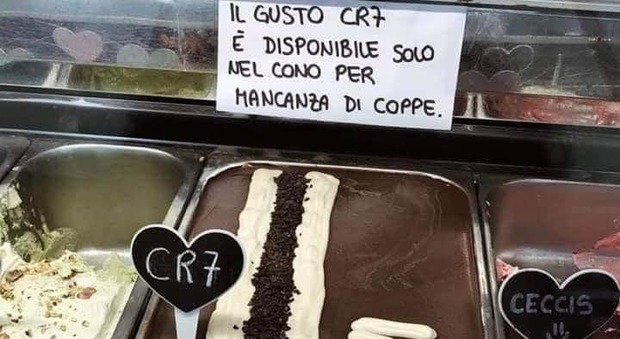 Napoli-Juventus in gelateria: «Solo in cono, mancano le coppe»
