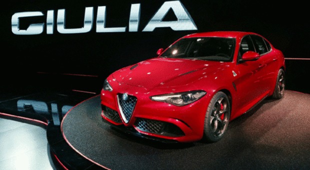 La nuova Giulia dell'Alfa Romeo al museo di Arese