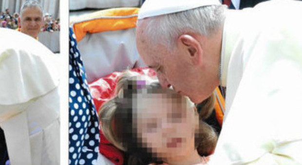 La piccola col Papa