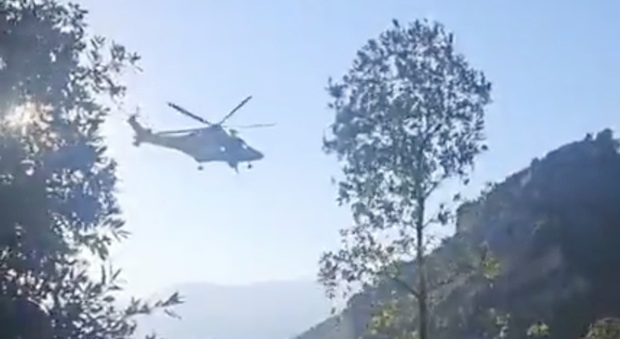 Maiori, malore nei boschi, turista tedesta soccorsa dall'elicottero