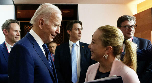 Joe Biden e Giorgia Meloni al G20 di Bali, lo scorso novembre