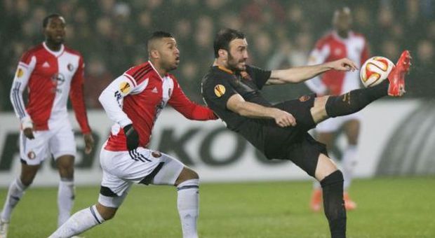 Feyenoord-Roma, le pagelle: due assist ​per Torosidis, il greco è il migliore in campo
