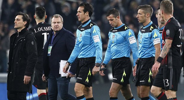 Juve-Milan, Montella dribbla le polemiche: «Lasciamo che gli arbitri sbaglino in pace»