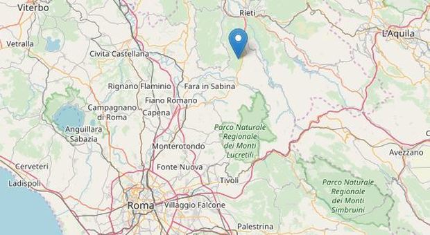Terremoto, scossa magnitudo 3.4 vicino Rieti: sentita anche a Roma e Terni