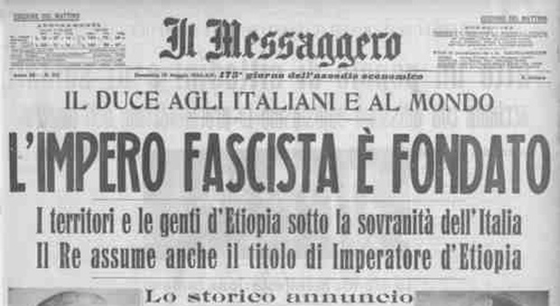 14 ottobre 1935 Etiopia, il Comando italiano promulga il bando che abolisce la schiavitù