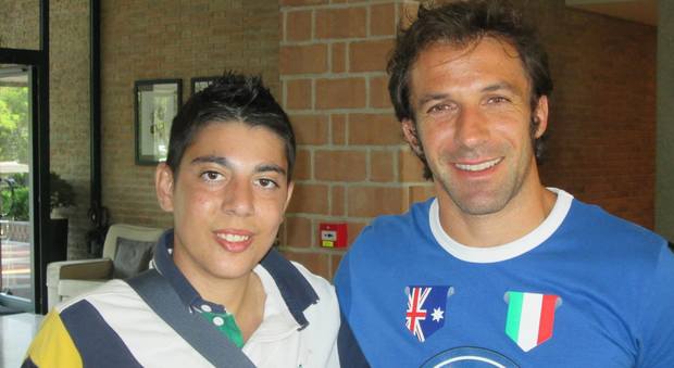 Jimmy Marchetti con Del Piero