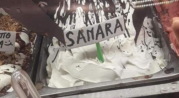 Una montagna di crema bianca e cioccolato: in gelateria spunta il gusto “Samara”