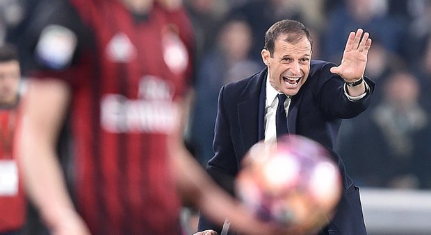Juve-Milan, Allegri: «Se l'arbitro lo ha visto, vuol dire che il rigore c'era»
