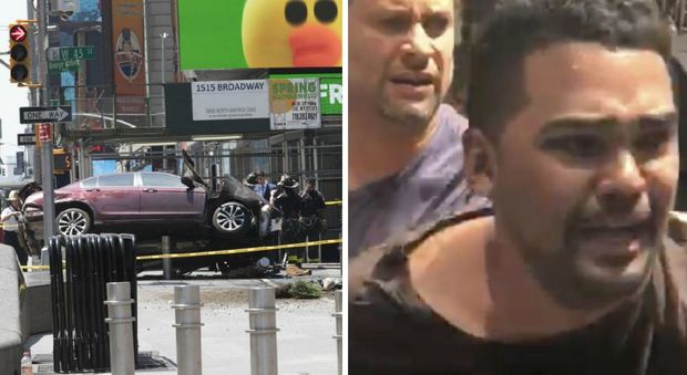 Times square, con l'auto sulla folla: il centro di New York piomba nel terrore