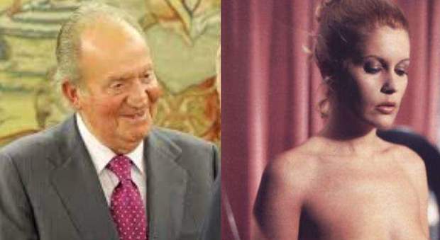 Il re emerito Juan Carlos e la soubrette Barbara Rey, all'epoca della presunta relazione