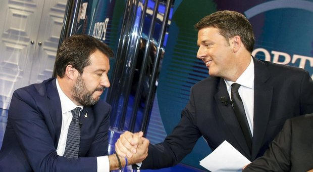 Porta a Porta, tra Salvini e Renzi niente colpi bassi: vince Vespa