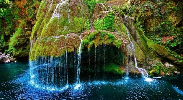 La cascata Bigar di Caraș-Severin in Romania