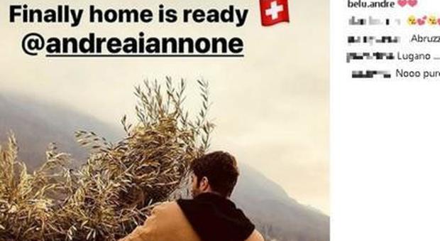 Belen e Iannone vanno a vivere in Svizzera: "Finalmente casa è pronta"
